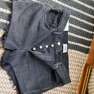 Agolde Parker Vintage Cut Off Short in Crash